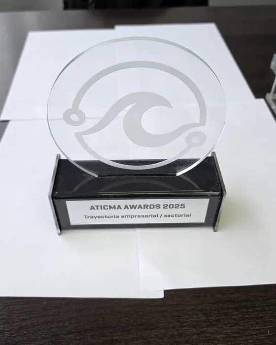 Trofeo de los ATICMA Awards 2025